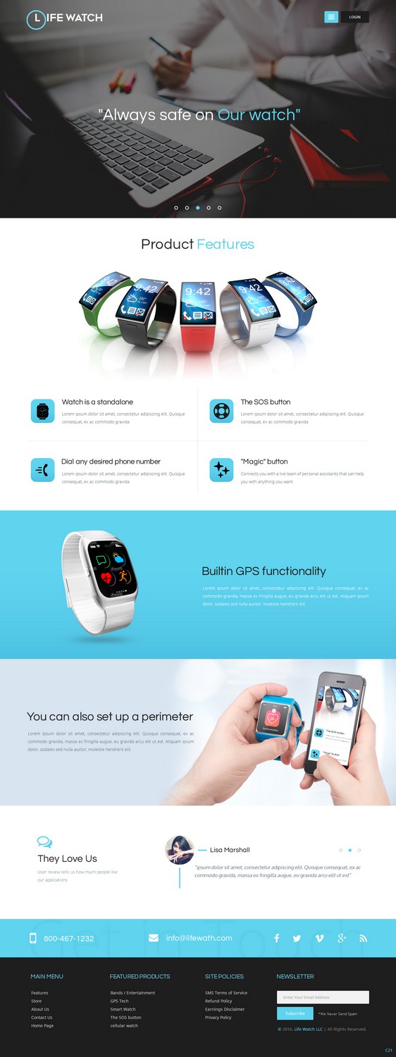 Web Design par pb pour Life Watch | Design #9602962