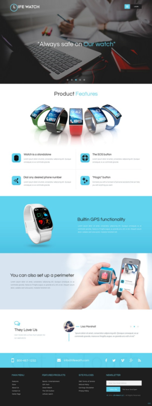 Web Design par pb pour Life Watch | Design : #9602962