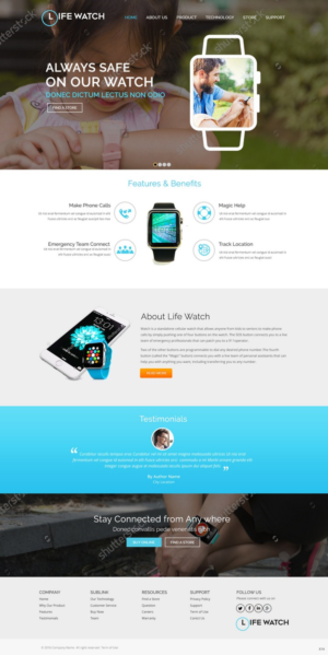 Web Design par pb pour Life Watch | Design : #9602983