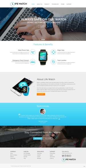 Web Design par pb pour Life Watch | Design : #9602984