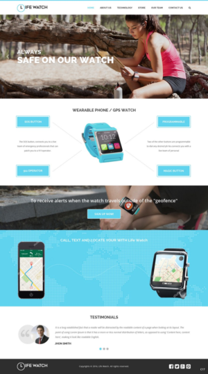 Web Design par pb pour Life Watch | Design : #9621719