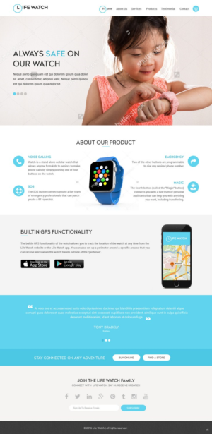 Web Design par pb pour Life Watch | Design : #9621721