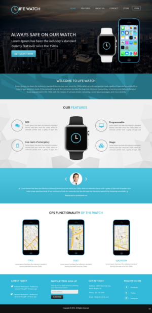 Web Design par pb pour Life Watch | Design : #9621724