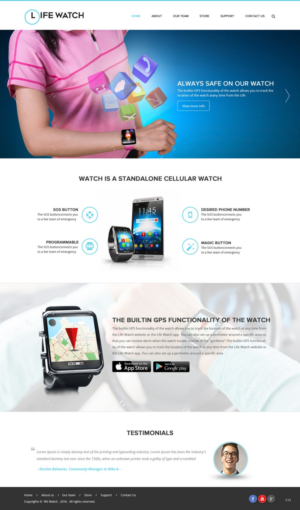 Web Design par pb pour Life Watch | Design : #9621731