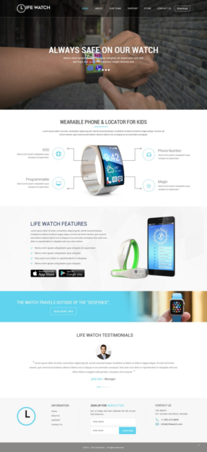 Web Design par pb pour Life Watch | Design : #9621734