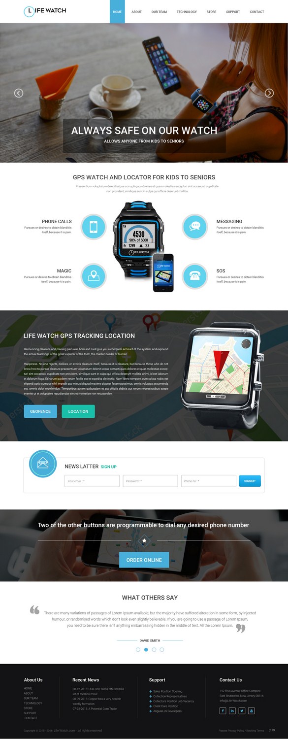 Web Design par pb pour Life Watch | Design #9621737