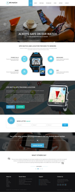 Web Design par pb pour Life Watch | Design : #9621737
