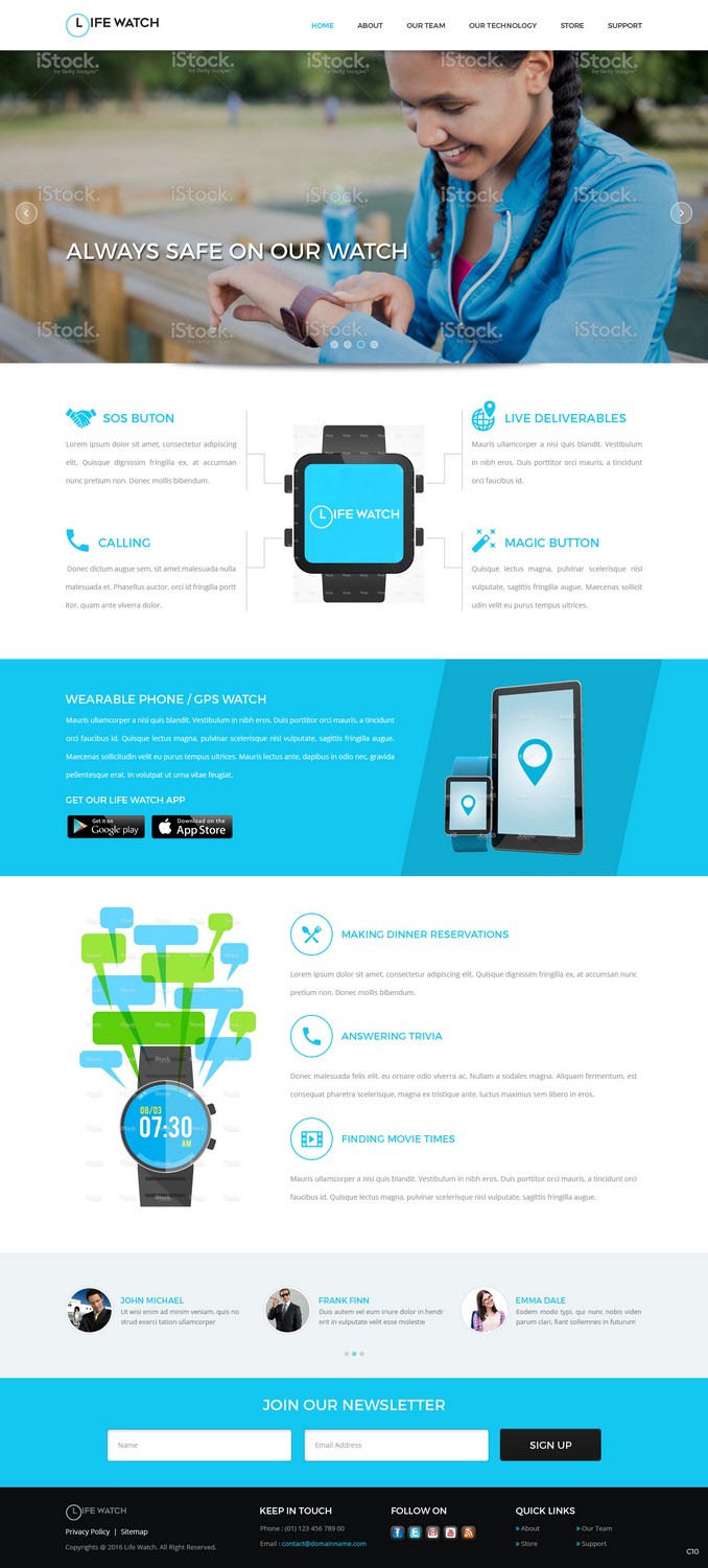 Web Design par pb pour Life Watch | Design #9621746