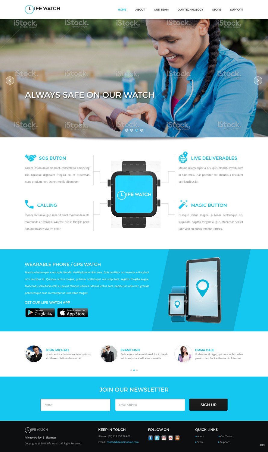 Web Design par pb pour Life Watch | Design #9621747