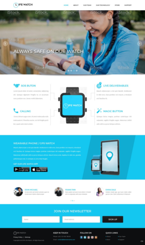 Web Design par pb pour Life Watch | Design : #9621747