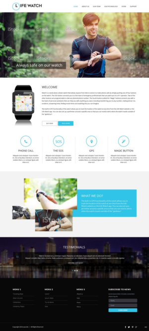 Web Design par pb pour Life Watch | Design : #9621749