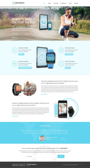 Web Design par pb pour Life Watch | Design : #9621750