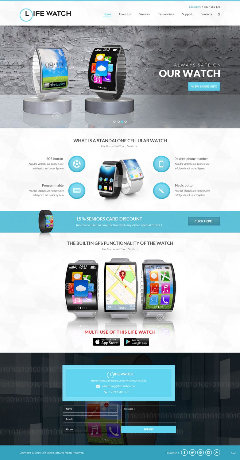 Web Design par pb pour Life Watch | Design #9621764