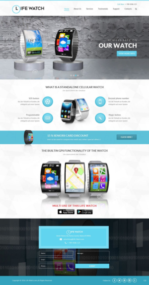 Web Design par pb pour Life Watch | Design : #9621764