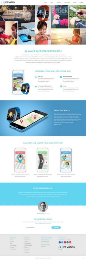 Web Design par pb pour Life Watch | Design : #9621767