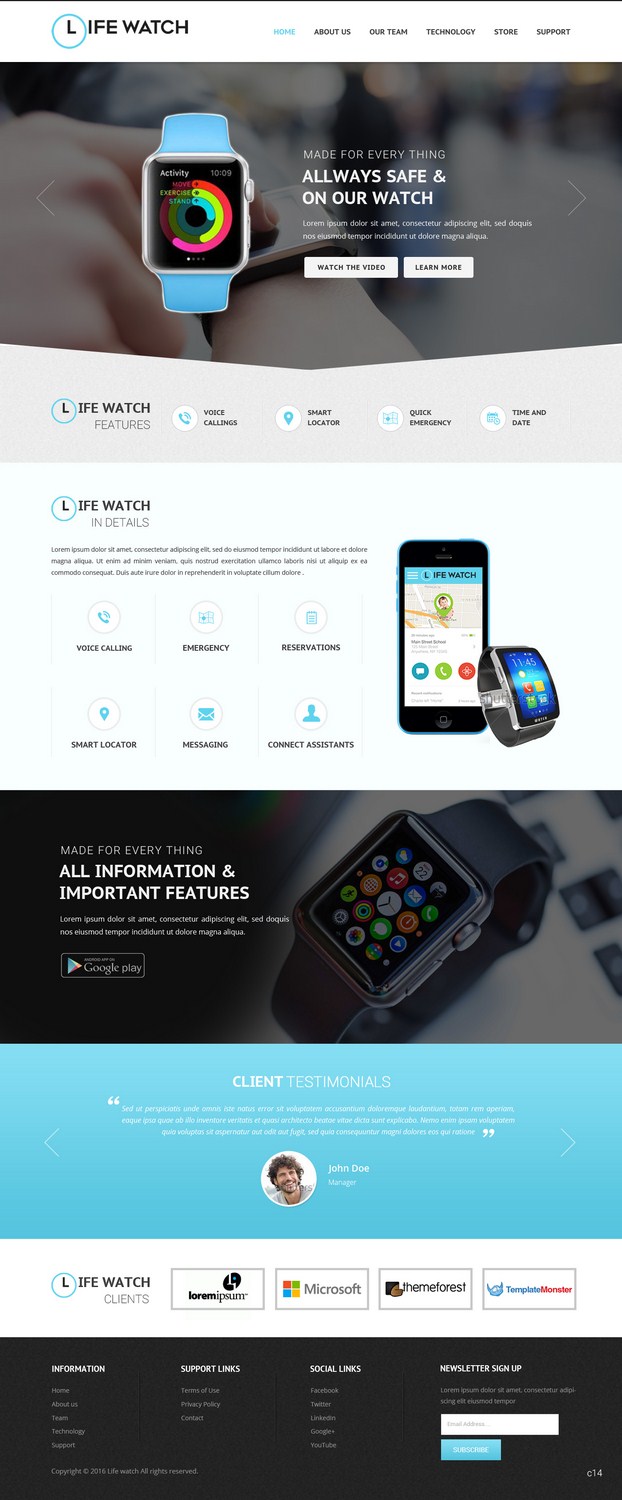 Web Design par pb pour Life Watch | Design #9674154