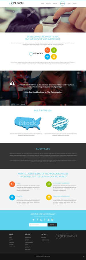 Web Design par pb pour Life Watch | Design : #9830385