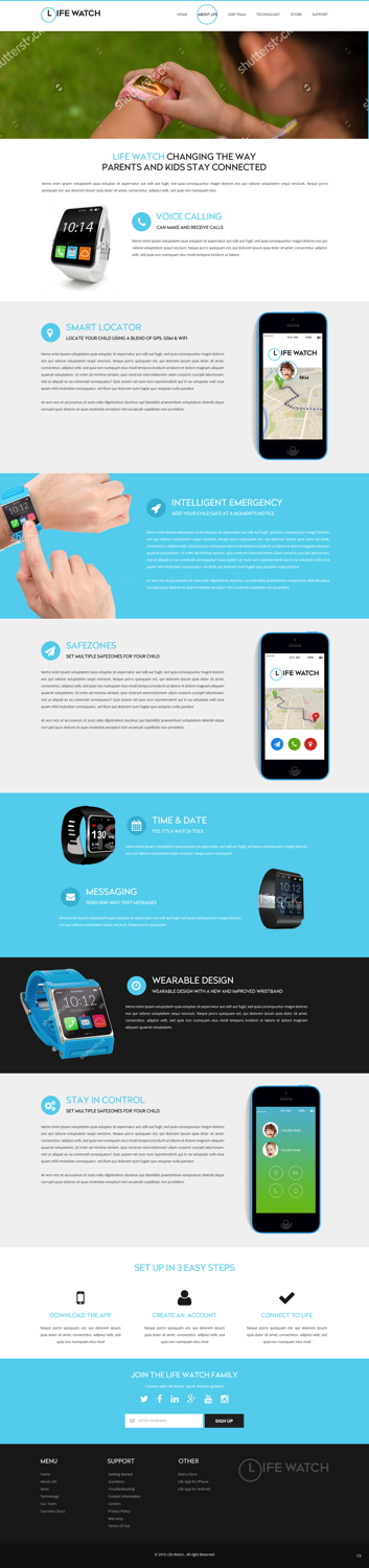 Web Design par pb pour Life Watch | Design #9830405
