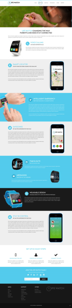 Web Design par pb pour Life Watch | Design : #9830405