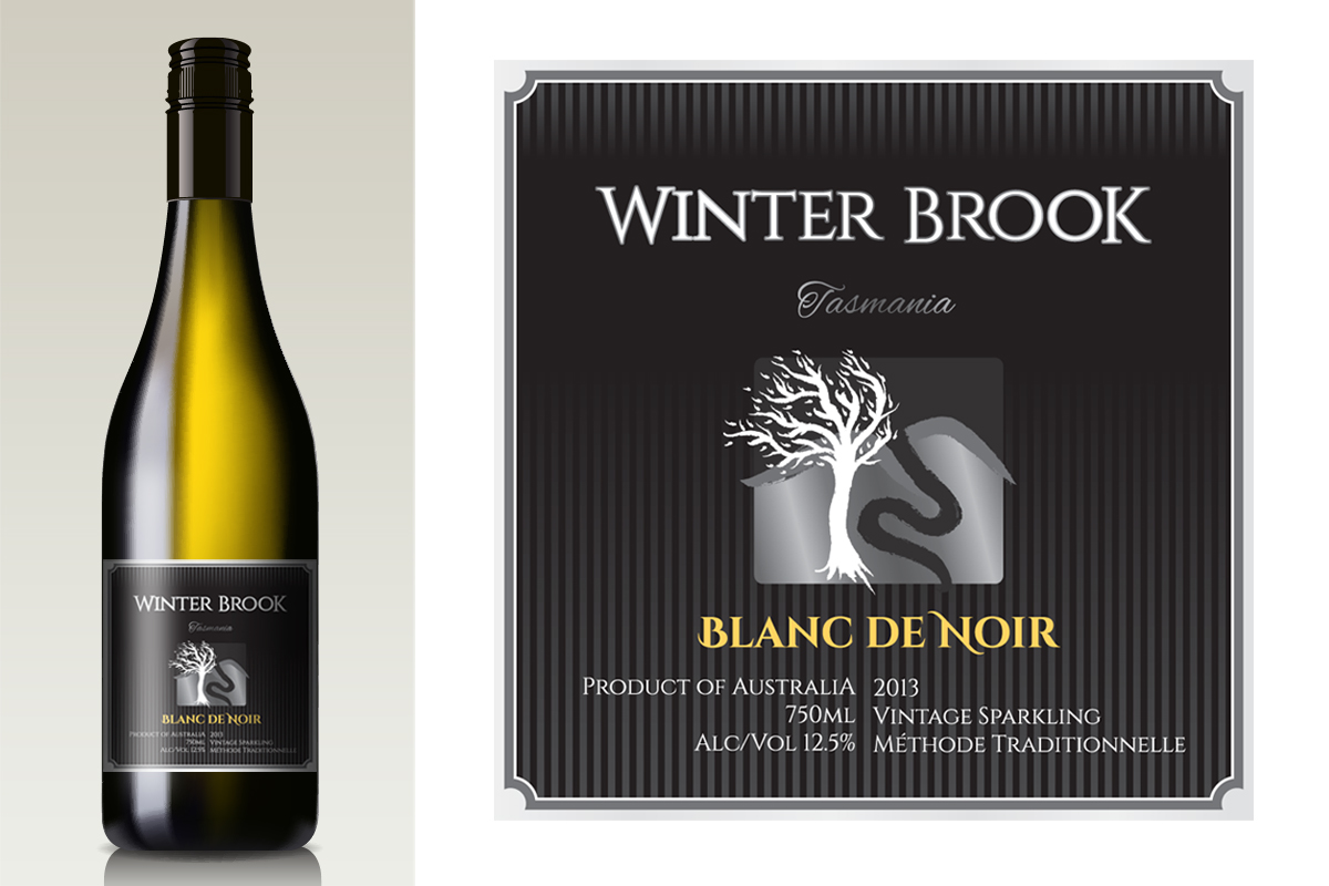 Label Design by Davorr for Winter Brook Vineyard | Design #9624729