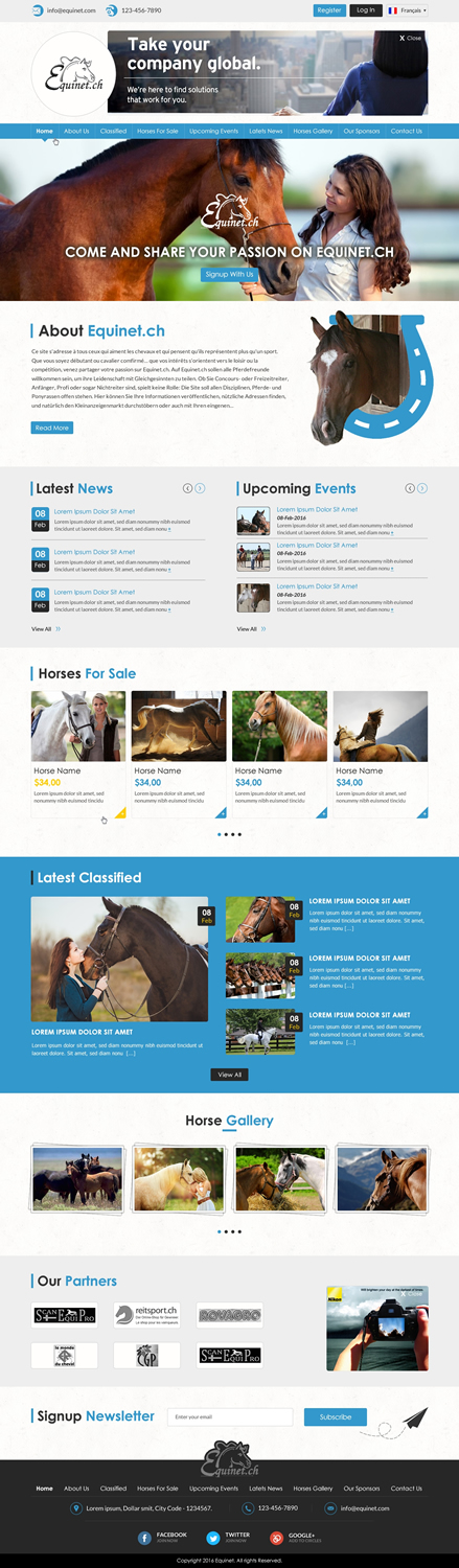 Web Design par Sbss pour Neurom | Design #9754459