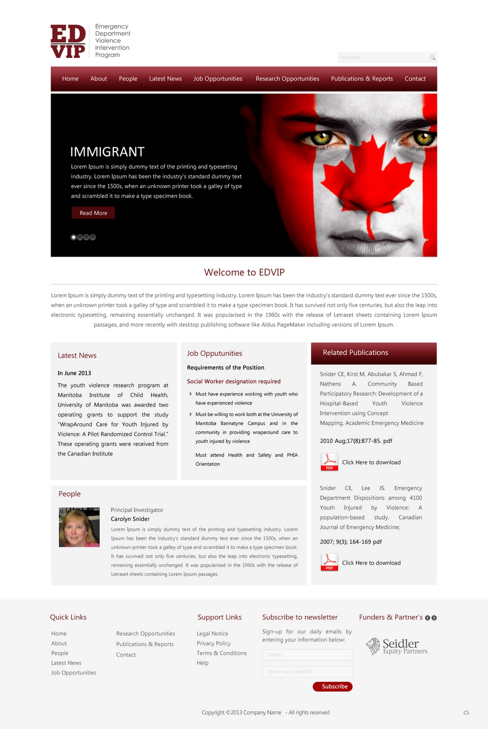 WordPress-Design von pb für Manitoba Institute of Child Health | Design #2100455