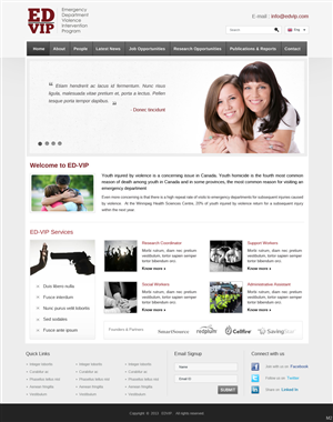 WordPress-Design von pb für Manitoba Institute of Child Health | Design: #2100465
