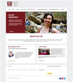 WordPress-Design von pb für Manitoba Institute of Child Health | Design: #2111150