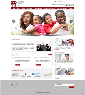 WordPress-Design von pb für Manitoba Institute of Child Health | Design: #2111157