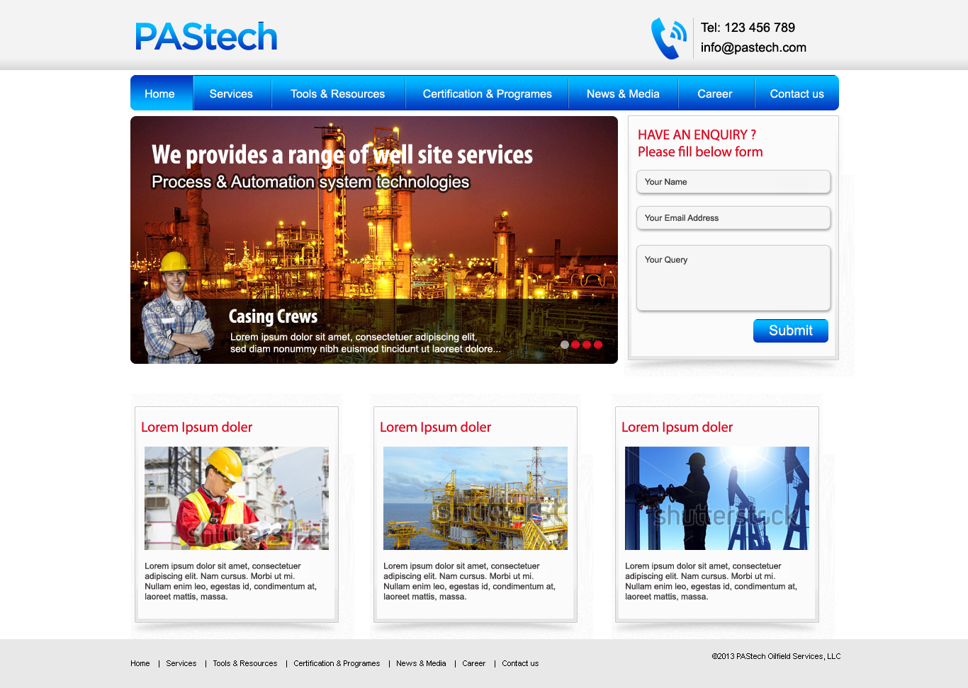 Diseño Web por dzinemedia para PAStech | Diseño #2132436