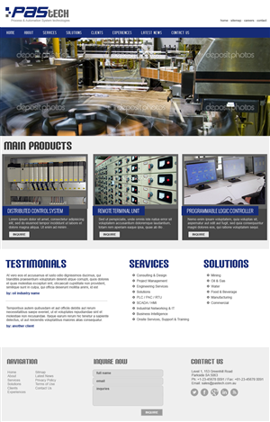 Web Design by jeckx2 for PAStech | Design: #2134219