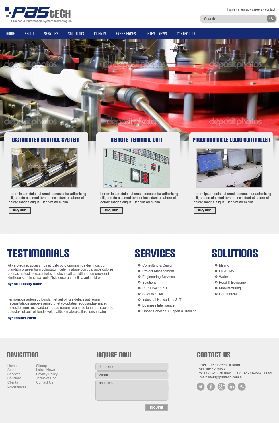 Web Design par jeckx2 pour PAStech | Design #2167889