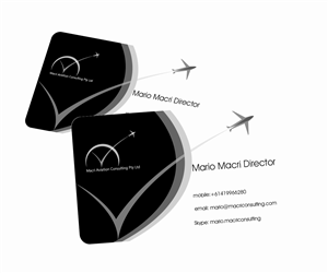 Visitenkarten-Design von Aaron für Macri Aviation Consulting Pty Ltd | Design: #2109127