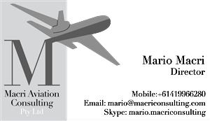 Business Card Design by HMFairweather for Macri Aviation Consulting Pty Ltd | Design #2112304