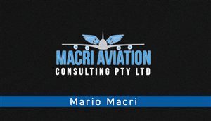 Visitenkarten-Design von bachir7 für Macri Aviation Consulting Pty Ltd | Design: #2157892