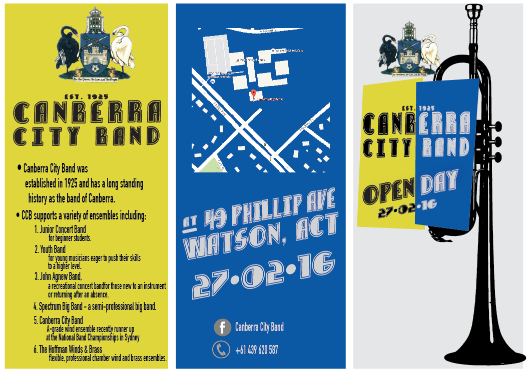 Diseño de Póster por Designs by Fikri para Canberra City Band | Diseño #9854951