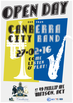 Diseño de Póster por Designs by Fikri para Canberra City Band | Diseño: #9857304