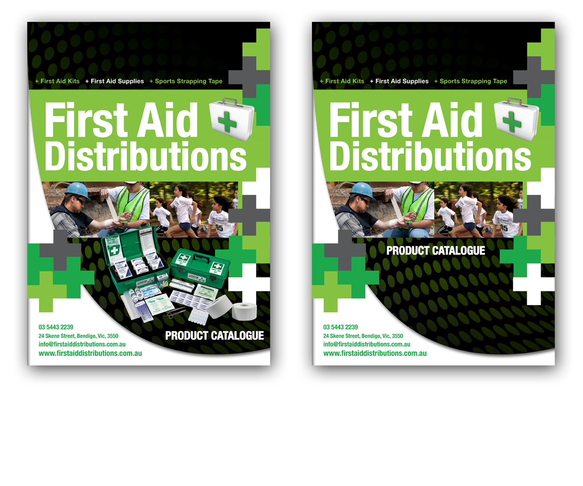 Catalogue Design by TheStableDesign for First Aid Distributions | Design #2120465