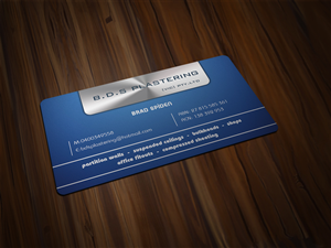 Diseño de Tarjeta de Presentación por Scorpius design para bds plastering (vic) pty.ltd | Diseño: #2116938