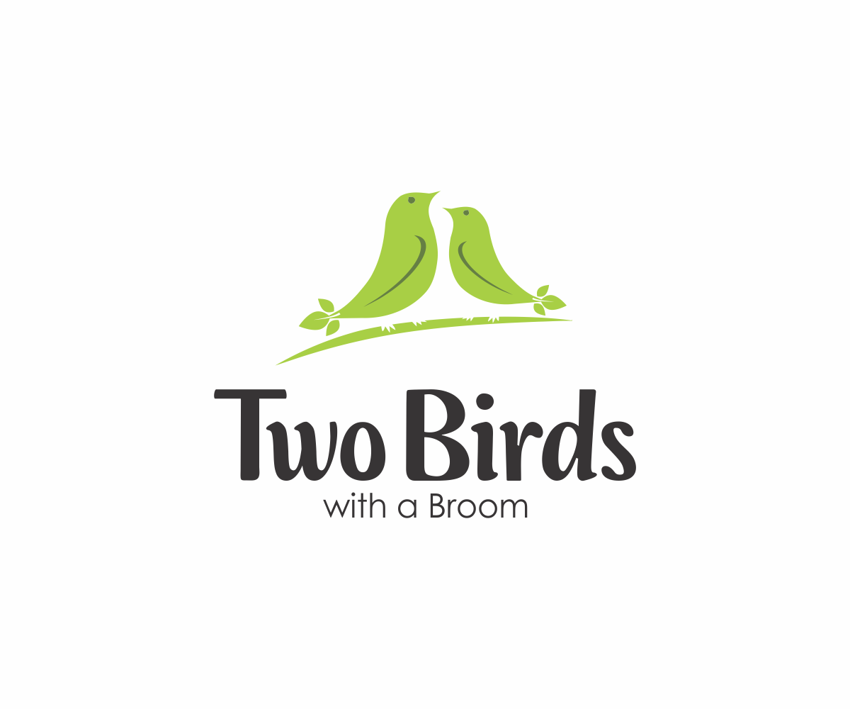 Logo Design by DANYCAT for Two Birds With A Broom | Design #9594287