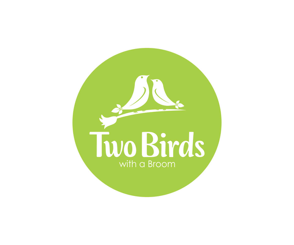 Logo Design by DANYCAT for Two Birds With A Broom | Design #9594288