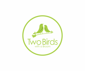 Logo Design by DANYCAT for Two Birds With A Broom | Design: #9607941