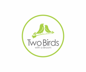Logo Design by DANYCAT for Two Birds With A Broom | Design: #9607942