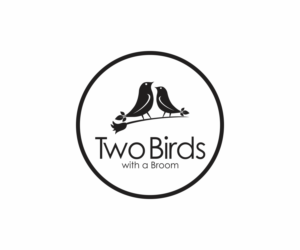 Logo Design by DANYCAT for Two Birds With A Broom | Design: #9607943