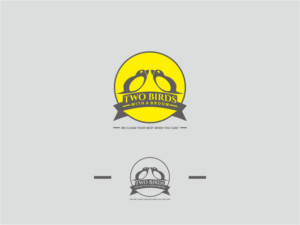 Logo Design by chevy camaroo for Two Birds With A Broom | Design #9714279