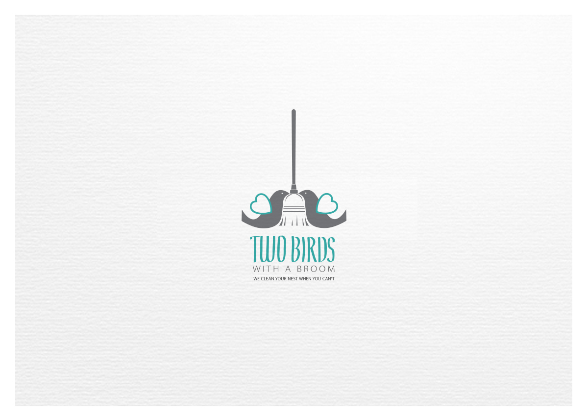 Logo Design by Sonya for Two Birds With A Broom | Design #9616415