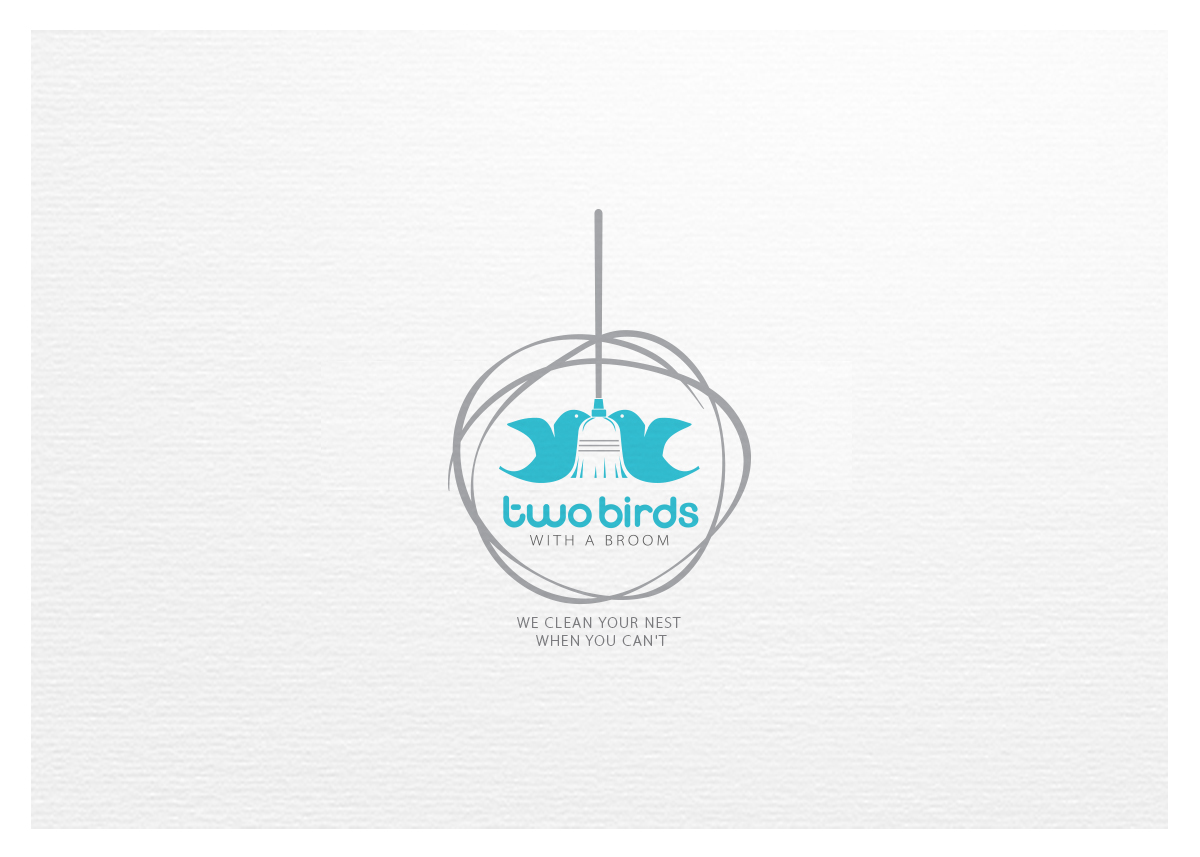 Diseño de Logo por Sonya para Two Birds With A Broom | Diseño #9641824