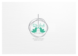 Logo Design by Sonya for Two Birds With A Broom | Design: #9645041