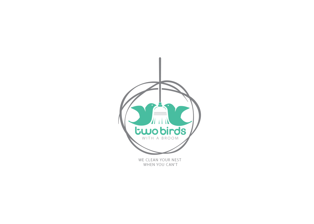 Diseño de Logo por Sonya para Two Birds With A Broom | Diseño #9691826