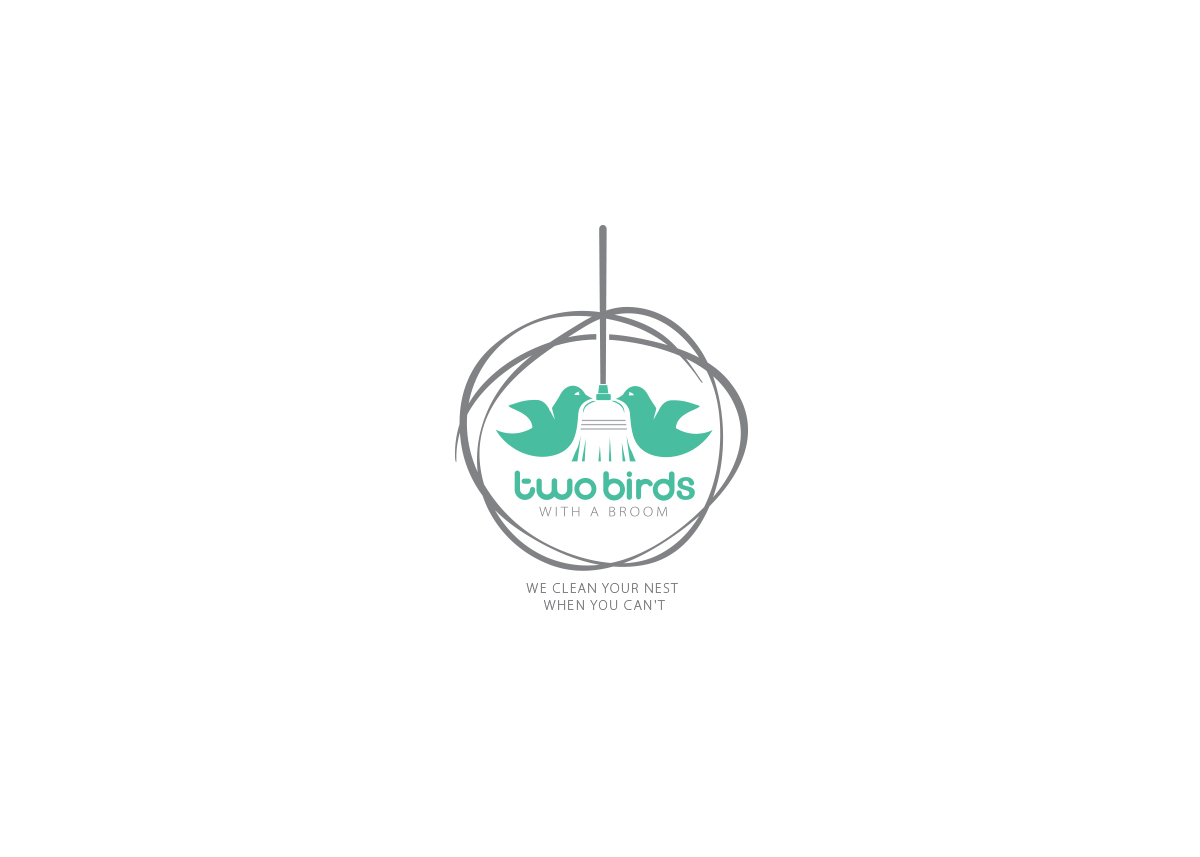 Diseño de Logo por Sonya para Two Birds With A Broom | Diseño #9691828